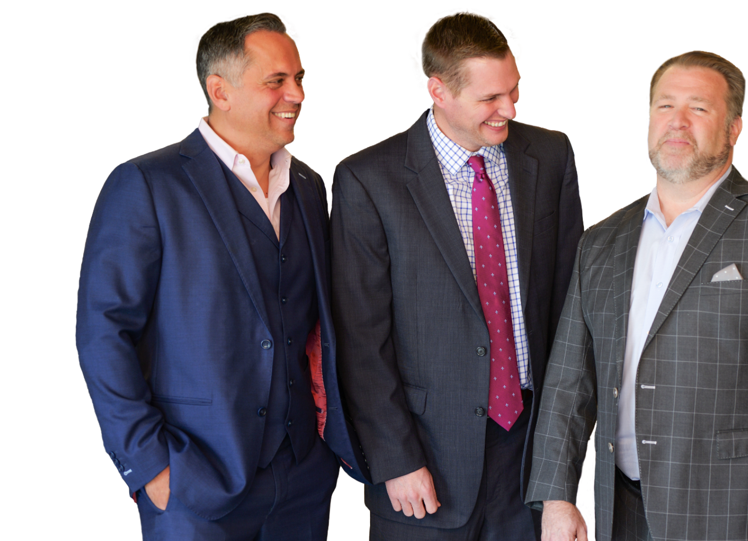 Three financial advisors